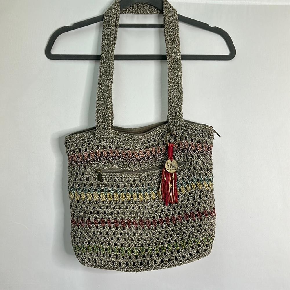 The Sak crochet shoulder bag